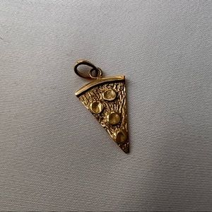 14K Gold Pizza Charm from New Top Jewelry NYC